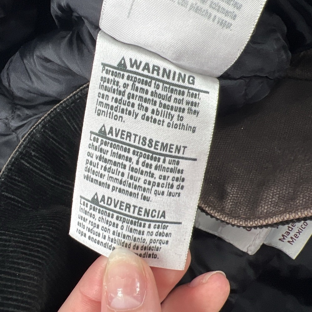 Carhartt C26 DKB Jacket Mens XL Brown Duck Canvas Arctic Quilt Lined Jacket - Picture 12 of 15